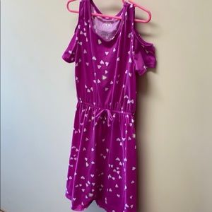 SO cold shoulder dress